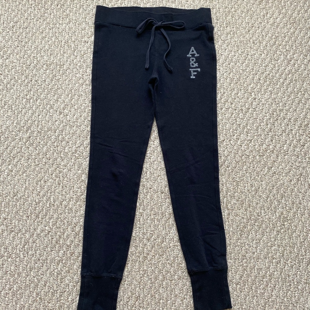 Black fitted joggers